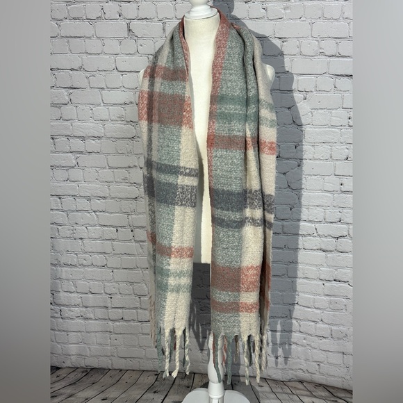 Anthropologie Soft Multicolor Knit Scarf - Picture 2 of 7